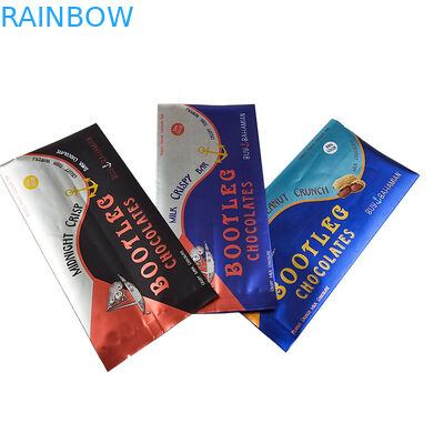 Chất in theo yêu cầu Khép kín nhiệt Lưng Side Seal túi nhựa Lưng Trung Lap Seal dễ làm rách túi gối Holographic