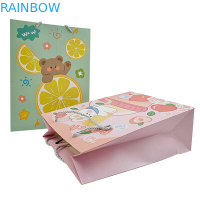 Hàng bán buôn Logo in tùy chỉnh túi giấy quà tặng sang trọng bán lẻ cửa hàng nhỏ Mua sắm túi giấy