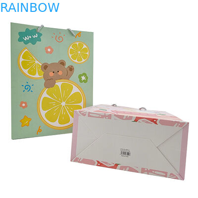 Hàng bán buôn Logo in tùy chỉnh túi giấy quà tặng sang trọng bán lẻ cửa hàng nhỏ Mua sắm túi giấy