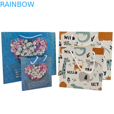 Tùy chỉnh Bao bì giấy Kraft túi chất lượng cao Biodegradable mua sắm túi vải túi