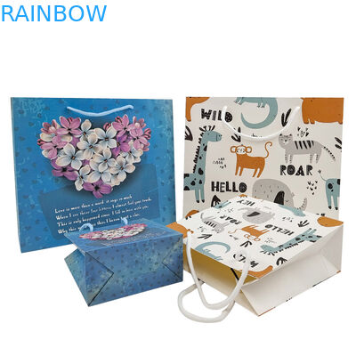 Tùy chỉnh Bao bì giấy Kraft túi chất lượng cao Biodegradable mua sắm túi vải túi