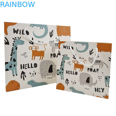 Tùy chỉnh Bao bì giấy Kraft túi chất lượng cao Biodegradable mua sắm túi vải túi