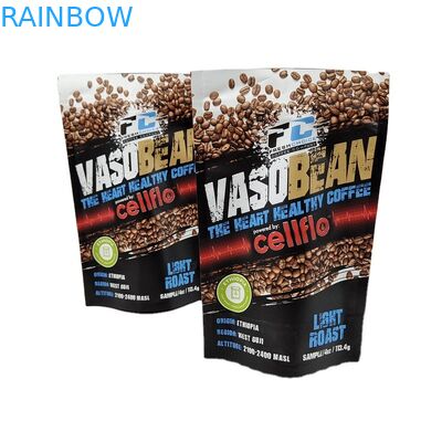 in tùy chỉnh MOQ nhỏ Stand Up Coffee Sample Packages Bao bì nhựa chống mùi