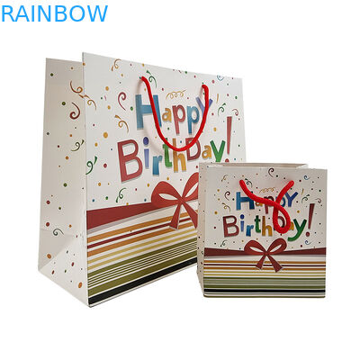 Nhãn hiệu sang trọng Logo tùy chỉnh Giày Boutique Bao bì giấy quà tặng Túi mua sắm Cho quần áo