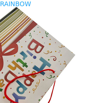 Nhãn hiệu sang trọng Logo tùy chỉnh Giày Boutique Bao bì giấy quà tặng Túi mua sắm Cho quần áo