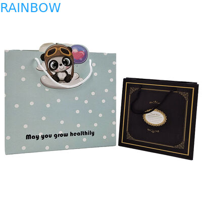 Giấy dây thừng dây Kraft túi giấy tay cầm túi dây chấp nhận tùy chỉnh Màu sắc đóng gói giấy xoắn