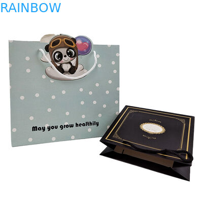 Giấy dây thừng dây Kraft túi giấy tay cầm túi dây chấp nhận tùy chỉnh Màu sắc đóng gói giấy xoắn