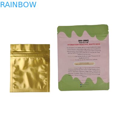 Glossy kết thúc cửa sổ phía trước Mylar túi cho kẹo hoa Ziplock túi chống mùi đứng lên túi