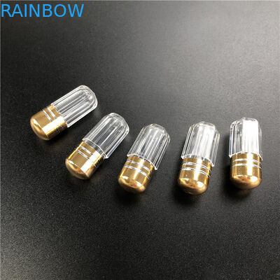 Chất chứa thuốc bằng nhựa kiểu hình tám giác với vòi kim loại cho thuốc tăng cường nam giới.