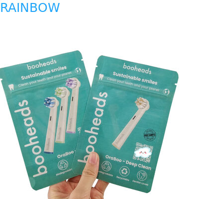 Túi phân hủy sinh học cho nước dưỡng cơ thể tắm muối vòi tắm Gel bao bì thực phẩm túi khóa zip đứng