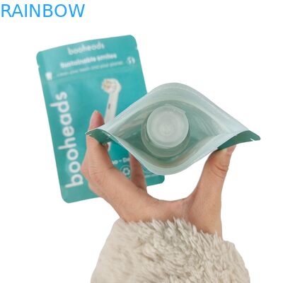 Túi phân hủy sinh học cho nước dưỡng cơ thể tắm muối vòi tắm Gel bao bì thực phẩm túi khóa zip đứng