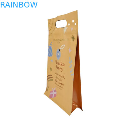 Bottom Gusset Plastic Zip Pouch Plastic Square Flat Bottom Bag Food Packaging Side Seal Pet Food Bag With Handle (Thùng đóng gói thực phẩm bên cạnh)