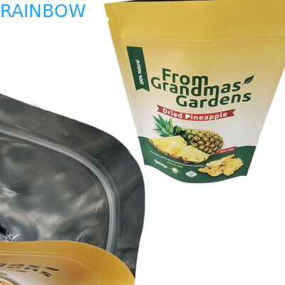 Nhập xưởng bán buôn Biodegradable tái chế Kraft giấy túi chất lượng thực phẩm đứng lên túi cho dứa khô