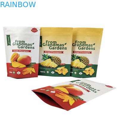 Logo tùy chỉnh Kraft giấy đứng lên túi chất lượng thực phẩm Biodegradable mùi chống mùi với Logo