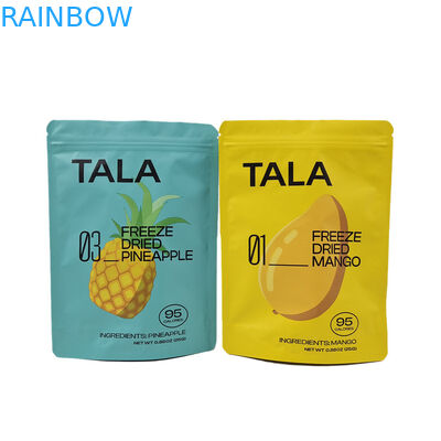 Nhựa in tùy chỉnh đứng lên đồ ăn nhẹ xoài dứa trái cây khô túi Mylar có thể đóng lại