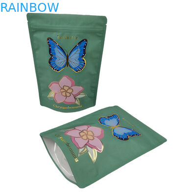 Nhà máy cung cấp Soft Touch Mylar Bag với Spot UV Custom Re-sealable Mylar Bags cho bột gia vị