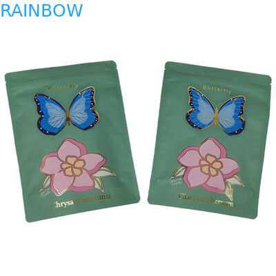 Nhà máy cung cấp Soft Touch Mylar Bag với Spot UV Custom Re-sealable Mylar Bags cho bột gia vị