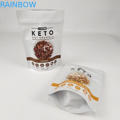 Custom in Stand Up Zip Lock túi nhựa Mylar pouch cho cà phê trà kẹo chocolate bars Food Packaging Mylar bag