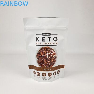 Logo giấy nhôm in theo yêu cầu Chất ăn có thể đóng lại Khí chống mùi Khí chống ẩm