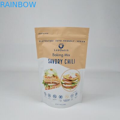 Chất liệu in tùy chỉnh túi đóng gói nhựa kín nhiệt cho hạt kẹo sô cô la trà cà phê đóng gói đứng lên túi