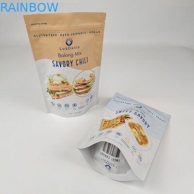 Thùng khóa khóa Zip theo yêu cầu Laminated Aluminum Foil Stand Up Pocket Matt Red Packaging Pocket With Smell Proof Zipper For Coffee