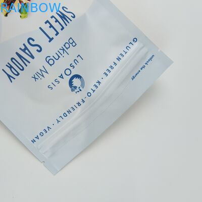 Thùng khóa khóa Zip theo yêu cầu Laminated Aluminum Foil Stand Up Pocket Matt Red Packaging Pocket With Smell Proof Zipper For Coffee