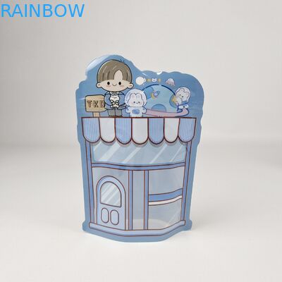 In khắc Matte Print Mylar Stand Up Poch Packaging Bag Nhiệt tái khóa Raisin Easy Tear Notch Ziplock Bags