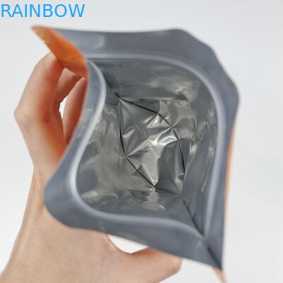 Nhập khẩu tùy chỉnh bán buôn Đứng túi chống mùi Bao bì thực phẩm Doypack Zipper túi nhựa với cửa sổ