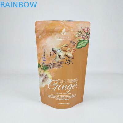 In kỹ thuật số niêm phong nhiệt 100g 250g 500g nhựa Ziplock chống mùi đứng lên túi đóng gói túi Mylar