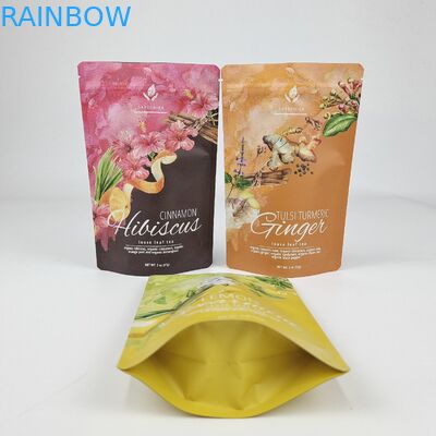 In kỹ thuật số niêm phong nhiệt 100g 250g 500g nhựa Ziplock chống mùi đứng lên túi đóng gói túi Mylar