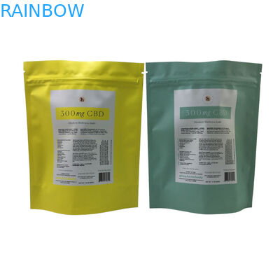 Mylar túi cho thực phẩm Kraft giấy Ziplock đứng lên túi