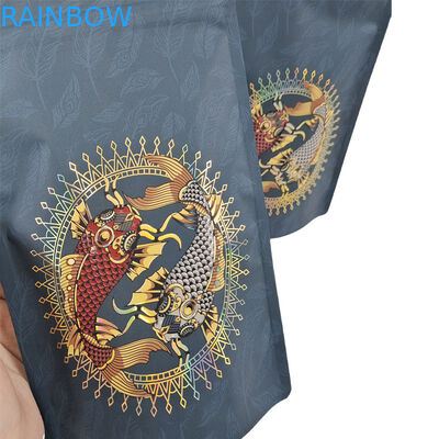 MOQ thấp Custom Stand Up Zipper Coffee Bag Lông nhôm Mylar Bag có thể khóa lại cho bột gia vị cà phê protein