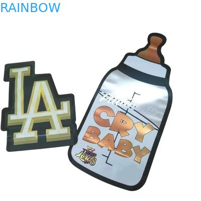 In tùy chỉnh 3.5g túi Mylar cắt đứt túi không đều với vòng tròn Ziplock Mylar Soft Touch túi kẹo nhựa thực phẩm