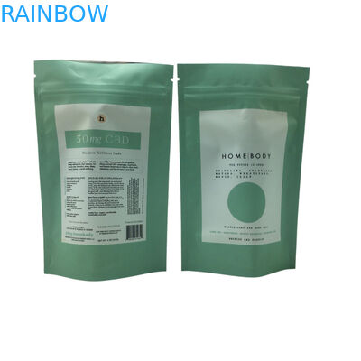 Matte in có thể đóng lại bao bì túi khóa khóa khóa nhựa tắm muối cơ thể quét đứng lên túi với khóa khóa