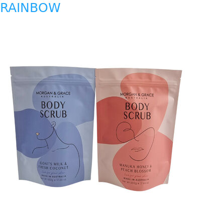 Spa Bath Soak Scrub Salt Package Bag Stand Up Zipper Plastic Bag Soap Sea Salt Bath Product Packaging Bags (Bổn đựng sản phẩm tắm nước biển)