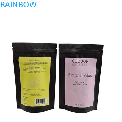 Spa Bath Soak Scrub Salt Package Bag Stand Up Zipper Plastic Bag Soap Sea Salt Bath Product Packaging Bags (Bổn đựng sản phẩm tắm nước biển)