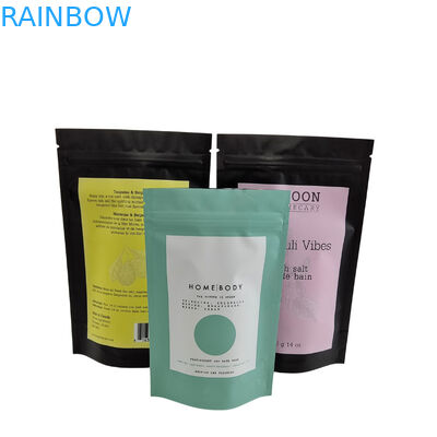 Spa Bath Soak Scrub Salt Package Bag Stand Up Zipper Plastic Bag Soap Sea Salt Bath Product Packaging Bags (Bổn đựng sản phẩm tắm nước biển)