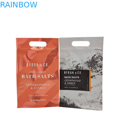 Spa Bath Soak Scrub Salt Package Bag Stand Up Zipper Plastic Bag Soap Sea Salt Bath Product Packaging Bags (Bổn đựng sản phẩm tắm nước biển)