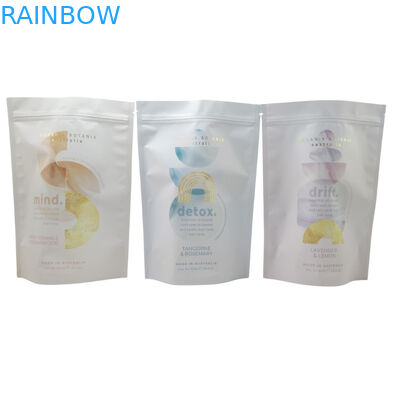 Bao bì tùy chỉnh Stand Up Bag Mylar Zipper Bag Aluminum Foil pouch For Scrub Bath Salt Packing