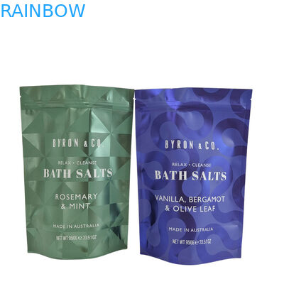 Bao bì tùy chỉnh Stand Up Bag Mylar Zipper Bag Aluminum Foil pouch For Scrub Bath Salt Packing