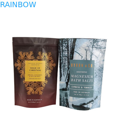In logo tùy chỉnh Ziplock Pouch Body Scrub Soap Bath Bomb Bao bì nhôm giấy túi nhựa zipper túi muối tắm