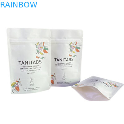 Đồ dùng tùy chỉnh chống nước Biodegradable Pla Kraft giấy Ziplock Bag Zipper Bag Stand Up Pouch