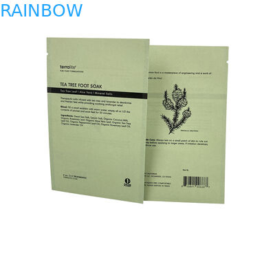 Bao bì tùy chỉnh chống nước Biodegradable túi nhựa nhôm nhựa Zip khóa phẳng cho cà phê