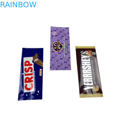 Chất liệu in theo yêu cầu chất lượng thực phẩm mặt sau đóng kín túi đồ ăn nhẹ Energy Bar Bọc bao bì nấm túi sô cô la
