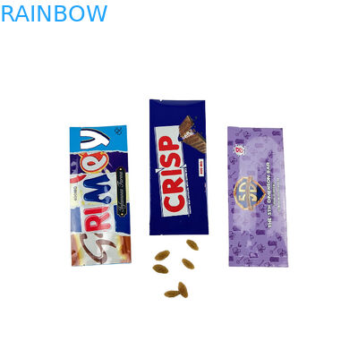 Các túi nhựa in tùy chỉnh Bao bì thanh protein Bao bì đũa túi bột sô cô la trà cà phê Back Seal Sachet