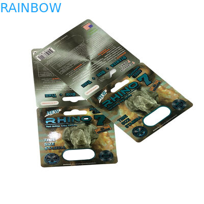 Bao bì gấu gom Đàn ông tăng cường tình dục thuốc viên Blister giấy bao bì