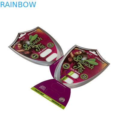 3D Sex Pill Blister Card Packaging For 1/2 Capsule Ventricular 3D Card Display Boxes Các loại thuốc này có thể được sử dụng trong các loại thuốc khác nhau.