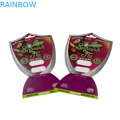 3D Sex Pill Blister Card Packaging For 1/2 Capsule Ventricular 3D Card Display Boxes Các loại thuốc này có thể được sử dụng trong các loại thuốc khác nhau.