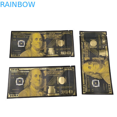 Thùng in tùy chỉnh Mylar chống mùi đứng lên túi kẹo đóng gói thực phẩm 3.5g Mylar Ziplock túi với cửa sổ