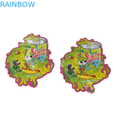 Thiết kế bao bì in ấn tùy chỉnh Thẻ chống mùi Thẻ chứa thực phẩm có thể đóng lại Thẻ đồ ăn nhẹ 3,5g Thẻ bao bì nhựa Thẻ Mylar